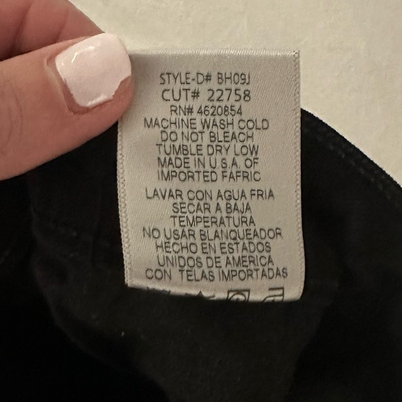 Just Black Medium black denim shorts - Picture 5 of 5